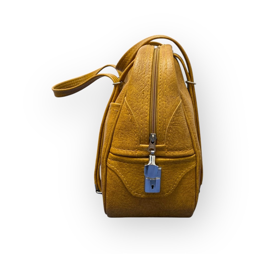 Stylish Tan Leather Carry On